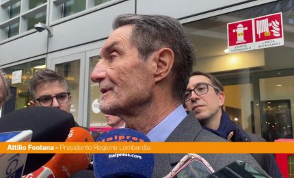 Fontana "Tensioni Lega-FI? Normale dialogo interno alla maggioranza"