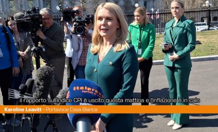 Usa, Leavitt "Inflazione livello pi&ugrave; basso degli ultimi quattro anni"