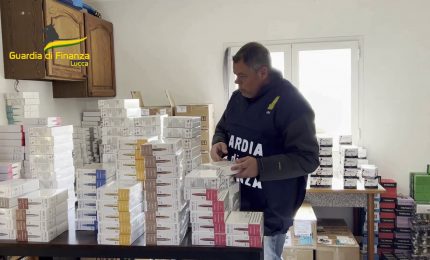 A Lucca sequestrati oltre 16 milioni di prodotti da fumo