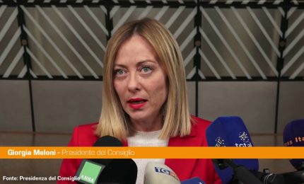 Ue, Meloni "Accolta la proposta italiana su InvestEu per la Difesa"
