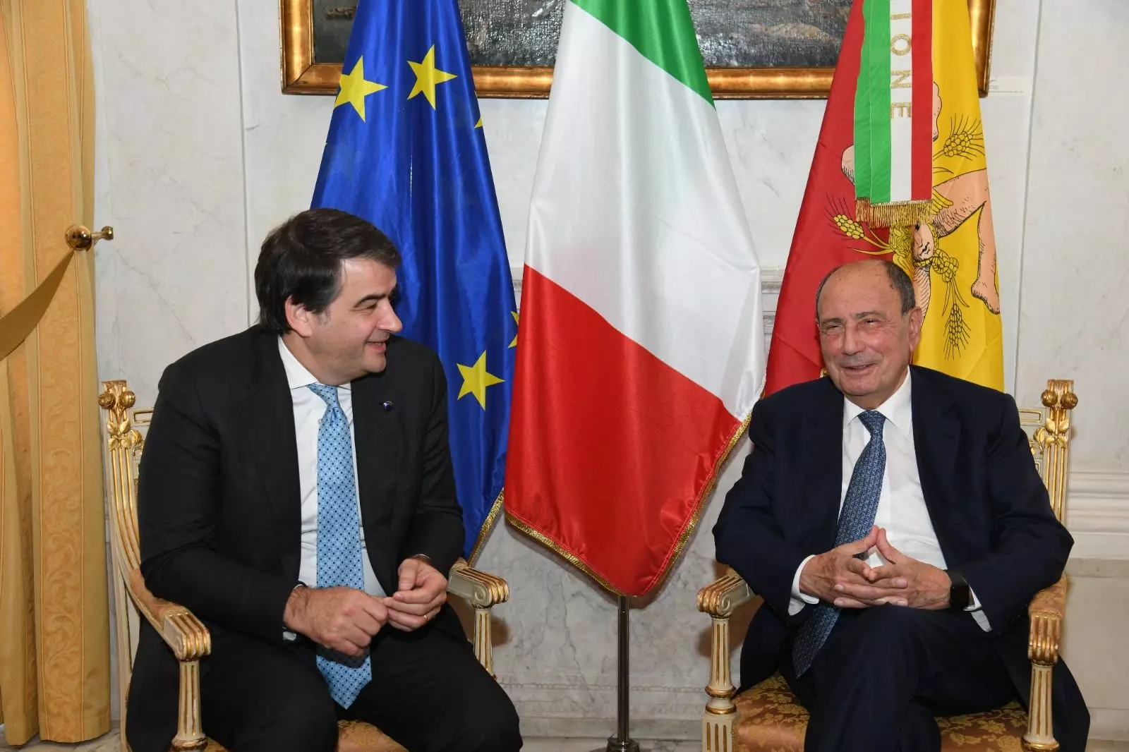 Schifani riceve Fitto, incontro bilaterale su Fesr e Pnrr