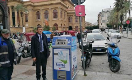 A Palermo ecco i nuovi cestini intelligenti a energia solare