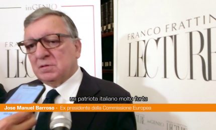 Ue, Barroso "Frattini grande europeista e patriota"