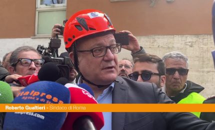 Gualtieri sul crollo a Monteverde "Causa fuga di gas, nessuna vittima"