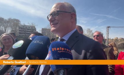 Nuovo parco d'affaccio sul Tevere, Gualtieri "Luogo vivo, non statico"