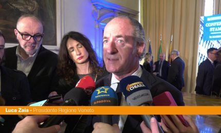 Sicurezza, Zaia "Veneto laboratorio grazie ad accordo con Viminale"