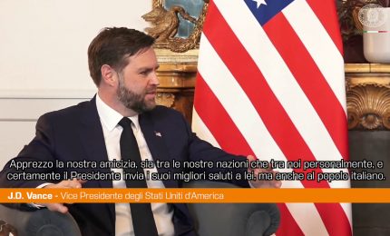 Vance incontra Meloni "Importanti negoziati commerciali tra Usa e Ue"