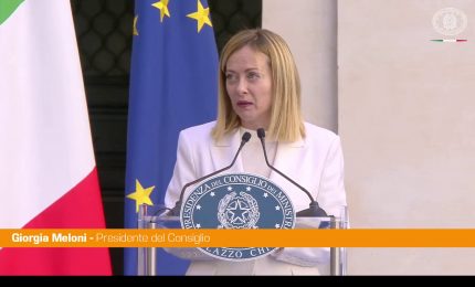 Dazi, Meloni "Se serve, ci saranno risposte adeguate"