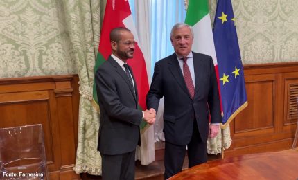 Tajani incontra il ministro degli Esteri dell'Oman
