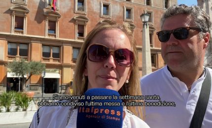 Fedeli da tutto in mondo a San Pietro "Francesco Papa straordinario"