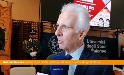 Giustizia tributaria, Novara "+32% procedimenti nel 2024 in Sicilia"