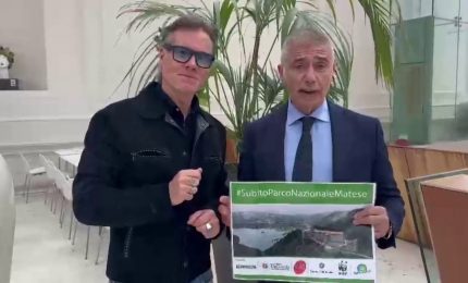 Pecoraro Scanio e Jimmy Ghione insieme per il Parco del Matese