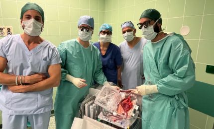 Ismett, un cuore arrivato da Praga consente a un cardiopatico siciliano di tornare a una vita normale