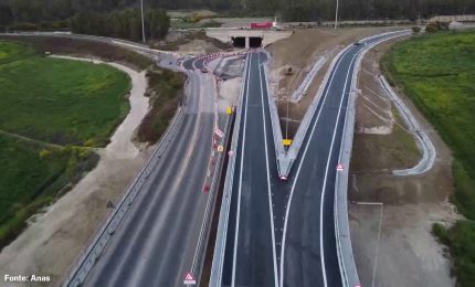 Anas, aperto il nuovo viadotto Salso lungo la statale 640