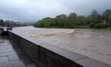 In Piemonte allerta rossa per maltempo, fiumi esondati e allagamenti