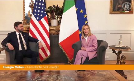 Meloni incontra Vance "Rapporto privilegiato Italia-Stati Uniti"