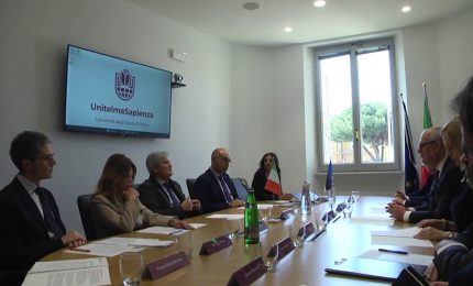 Il presidente dell'Estonia Karis visita UnitelmaSapienza