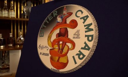 Campari, una moneta celebra l'eccellenza del Made in Italy