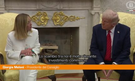 Meloni a Trump "Possiamo rendere di nuovo grande l'Occidente"