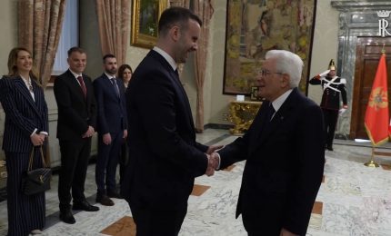 Mattarella incontra il Primo Ministro del Montenegro Milojko Spajic