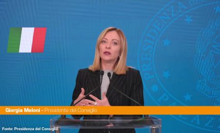 Protezione civile, Meloni "Basta ricostruzioni, al centro prevenzione"