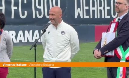 Nettuno d'oro a Italiano "Fiero aver dato gioia a bolognesi"