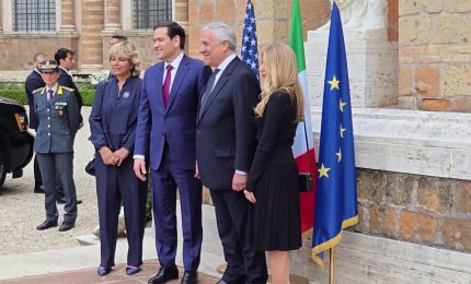 Tajani incontra Rubio a Villa Madama, le immagini