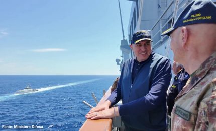 Il ministro della Difesa Crosetto in Sardegna per Joint Stars 2025