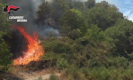 Aveva provocato un incendio nel messinese, arrestato 59enne