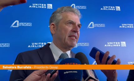 Volo NY-Palermo, Burrafato "Rafforzata centralit&agrave; Falcone-Borsellino"