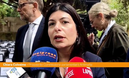 Colosimo "Si deve fare ancora di pi&ugrave; nella lotta alla mafia"