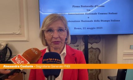 Fnsi, Costante "Dove c&rsquo;&egrave; il giornalismo c&rsquo;&egrave; verit&agrave; e deontologia"