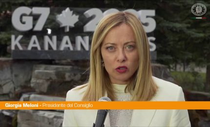 Meloni "L'arma nucleare in mano all'Iran una minaccia per tutti noi"