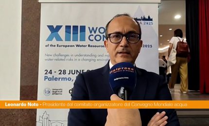 A Palermo il Convegno Mondiale sull'acqua, Noto "Ottimo successo"