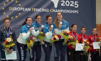 Europei scherma, oro fioretto donne e argento sciabola uomini