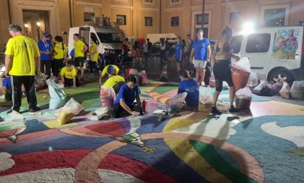 Giubileo, l'infiorata delle Pro Loco d'Italia colora piazza San Pietro