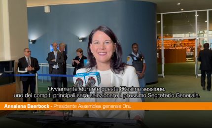 Assemblea Generale Onu, Baerbock eletta presidente dell'80^ sessione