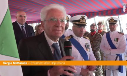 Mattarella "La Nave Amerigo Vespucci ha portato l'Italia nel mondo"