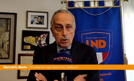 Abete "Buonfiglio pu&ograve; dare al Coni equilibrio, serve sintonia"