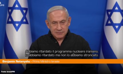 Iran, Netanyahu "Teheran &egrave; in fiamme, ma non miriamo a civili"