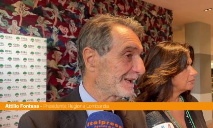 Fontana "Fuori luogo le affermazioni di Tajani sul terzo mandato"