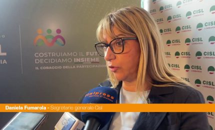 Fumarola "Soddisfazione per nomina Sbarra,ma Cisl autonoma da partiti"