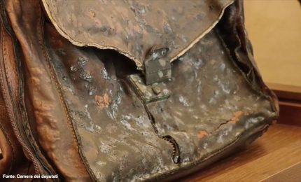 La borsa di Paolo Borsellino esposta alla Camera dei Deputati