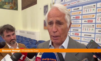 Premio Fair Play Menarini, Malag&ograve;: "Esempi e gesta da emulare"