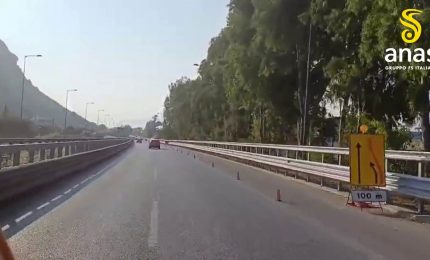 Anas, traffico regolare sull'A19 tra Bagheria e Altavilla Milicia
