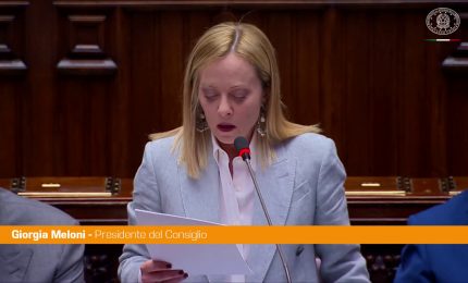 Meloni "Priorit&agrave; cessate il fuoco a Gaza e negoziati sull'Iran"