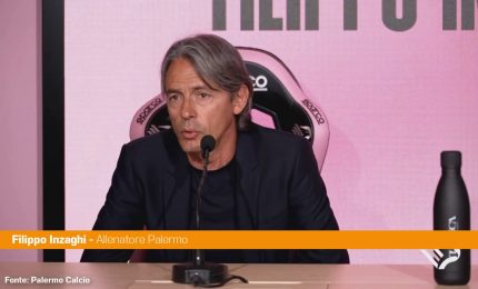 Palermo, Inzaghi "Con questo pubblico da Champions nulla mi spaventa"