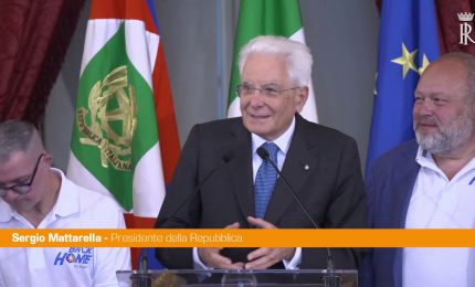 Mattarella ai ragazzi di Juppiter "Sapete come recuperare fraternit&agrave;"