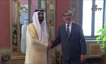 La Russa riceve il presidente del Parlamento Arabo Al Yamahi