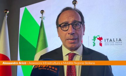 Aric&ograve; "Sicilia in crescita, orgoglio per la presenza all'Expo 2025"
